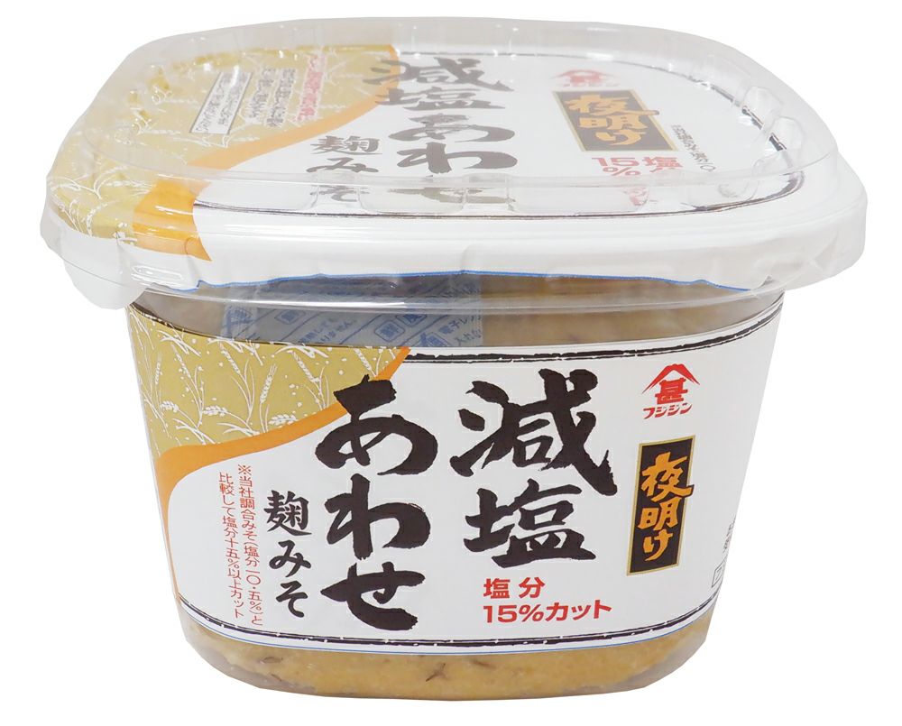 夜明け減塩あわせみそ 750gカップ | 富士甚醤油株式会社 オンライン