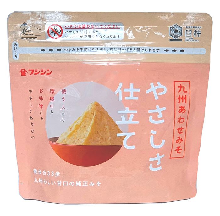 ジップみそやさしさ仕立て 九州あわせみそ | 富士甚醤油株式会社