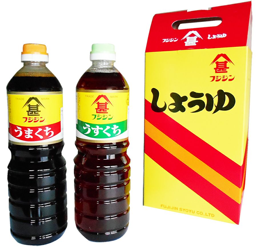 しょうゆ FS-780 しょうゆセット （1L×2本） | 富士甚醤油株式会社 オンライン